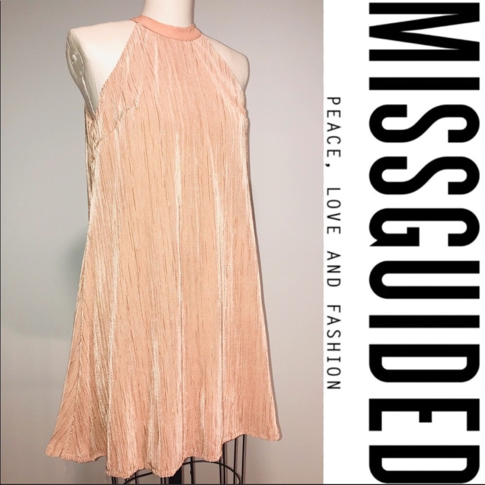 Missguided pale pink mid length